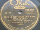 78 RPM   FIDDLIN' JOHN CARSON & MOONSHINE KATE   Pre-War Country   Okeh 45471