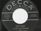 JACKIE LEE COCHRAN: Ruby Pearl / Mama Don't You Think I Know 45 rare Rockabilly