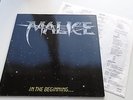 KLP83A - Malice- In the Beginning... (781 250-1) German LP + OIS, atlantic 1985