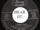 The Tides EXOTICA TITTY SHAKER 45 (Mercury 71990) Midnight Limbo/Limbo Rock  VG+
