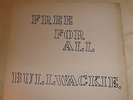 ?  Bullwackie's dub LP 'Free For All' in original stamped sleeve