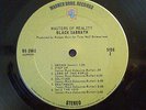 BLACK SABBATH Master of Reality 10 title hybrid label oddity with POSTER rare