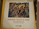 MARKEVITCH Stravinsky: The Rite of Spring HMV Orig. UK 1950's w/g ASD 1st Pres.