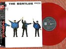 THE BEATLES - HELP   RED Wax  1982 Japanese Original Mono LP  Very Rare  NM