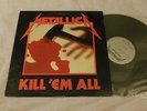 Heavy Metal Vinyl LP -  Metallica - Kill Em All - 1983 STERLING - Megaforce - MR