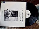 L SUBRAMANIAM Electric Modes Winter Audiophile Water Lily Acoustics RECORD LP NM