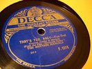 JAZZ PHILIP LEWIS ORCH That's You, Baby/ Building A Nest For Mary DECCA 1514