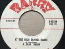 ROCKABILLY R. Dean Taylor AT THE HIGH SCHOOL DANCE Barry 45 rare Canadian rocker