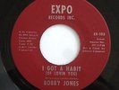 BOBBY JONES I got a habit Mod R&B Northern Soul Single (Expo) *HEAR
