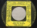 GARAGE PUNK Thee Deuces YOU GOTTA TRY Sir John A 45 very rare Canadian KILLER