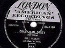 RARE BILL HALEY 78 CRAZY MAN CRAZY / WHATCHA GONNA DO  UK SILVER LONDON HL1190 E