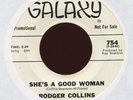 RODGER COLLINS She's a Good Woman on Galaxy Promo Soul Funk 45 Hear