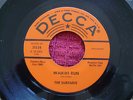 THE SURFARIS- WAIKIKI RUN/POINT PANIC RARE 1963 SURF 45 ORANGE PROMO LABEL MINT