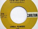 LINDA POWERS Tum-Ba-Lov 45 RARE TEEN DOO-WOP CARLTON 510