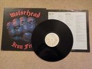 MOTORHEAD IRON FIST UK ORIGINAL BRONZE VINYL ALBUM LEMMY