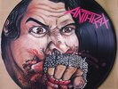 ANTHRAX FISTFUL OF METAL VINYL PICTURE DISC LP 1985 1st Pressing  MFN 14 P