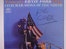 TENNESSEE ERNIE FORD: Sings Civil War Songs Of The North LP (Mono, library toc,