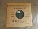 BOUCHERIT JULES MASSENET MOZART MEDITATION FR 78 TOURS 10INCH SHELLAC ZONOPHONE