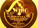 LOUIS ARMSTRONG & HOT SIX Sugar/Blues In The South SWING 251 E+ 78RPM HEAR