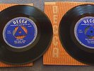 THE FOUR JACKS -HEY BABY rare UK 1958 PROMO ONLY 2 ONE SIDED / UK DOO WOP / MINT