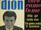 DION LOVE CAME TO ME EP French 1963 UNPLAYED 