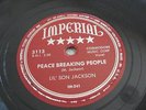 Lil' Son Jackson, IMperial 5113, Peace Breaking People/Rockin' & Rollin', N-