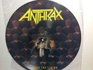 ANTHRAX Among The Living LP Vinyl Picture Disc Record Original 1986 1st Pressing