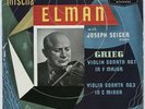 MISCHA ELMAN SEIGER GRIEG VIOLIN SONATAS DECCA ED.1 UK LXT 5113 NM