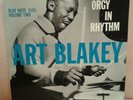 ART BLAKEY LP ORGY IN RHYTHM BLUE NOTE 1555 .VOLUME TWO RARE OR US  SUPERB VG++