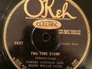 Okeh 8637 BLIND WILLIE DUNN & LONNIE JOHNSON Two Tone Stomp 78 rpm 1928 HOT