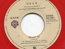 DEVO whip it / turn around RED WAX 7