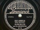 78 RPM RECORD GLENN MILLER 1938 BRUNSWICK SOLD AMERICAN AND DIPPERMOUTH BLUES