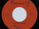 Sweet Soul 45 ELLOIE I Don't Know CEASAR HEAR