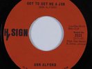 Funk/Deep Soul 45 ANN ALFORD Got To Get Me A Job HY SIGN NM/VG++ HEAR