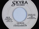 70s Soul 45 CYNTHIA SHEELER Yes We Do SKYRA HEAR