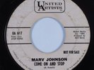 Northern Soul 45 MARV JOHNSON Come On & Stop UNITED ARTISTS HEAR