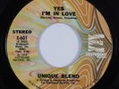 Crossover Soul 45 UNIQUE BLEND Yes I'm In Love EASTBOUND VG+ HEAR