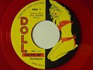 The Emanons (red wax inst. 45) STOMPER / CHALYPSO   Doll M- to VG++