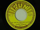 Johnny Powers 45 ME & MY RHYTHM GUITAR / WAITING  VG++ 70's issue 50's recording