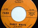 BARRY WHITE & ATLANTICS 45 Tracy / Flame Of Love NORTHERN SOUL Faro ORIG w5902