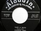 CHARLES SIMS 45 Take A Bath / You're Gonna Need Me.. R&B Rocker ALADDIN w5906