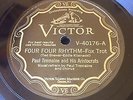 1920s HOTJAZZ VICTOR Paul Tremaine Or 4/4 Rhythm/Aristocratic Stomp  Nice E