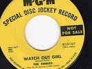 Embers  Watch Out Girl/Far Away Places promo  Beach Music Northern Soul RARE