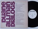 DUANE ALLMAN Dialogs CAPRICORN LP interviews NM wlp
