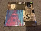NIRVANA BLEACH Red / White Splatter with Blue Sliver 7