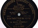 MR MARK SHERIDAN BLACK G&T SINGLE SIDED 78 - AT THE FOOTBALL MATCH LAST SATURDAY