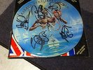 Iron Maiden - Seventh Son Of A Seventh Son 1988 AUTOGRAPHED ltd. pic LP w/banner