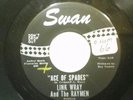 Instrumental Rock LINK WRAY Ace Of Spades/Hidden Charms Swan 4261 45 rpm