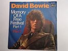 David Bowie, Memory Of A Free Festival Part 1 u. 2 , mercury 6052 026
