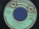 1651 MICHAEL RAPOSE-LOVE BETWEEN US-OBSERVER- REGGAE 45 7